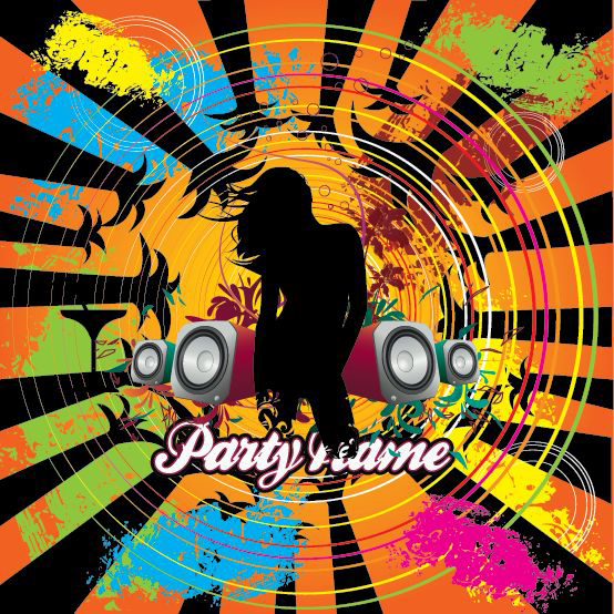 free vector Free City Music Party Vector Illustration